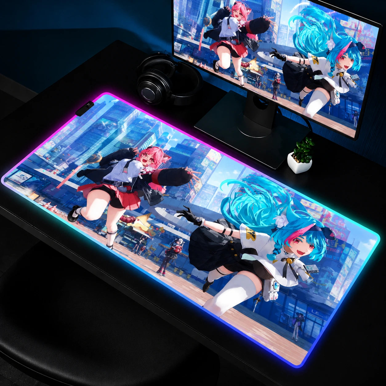 Neverness to Everness LED Mouse Pad – Design 16
