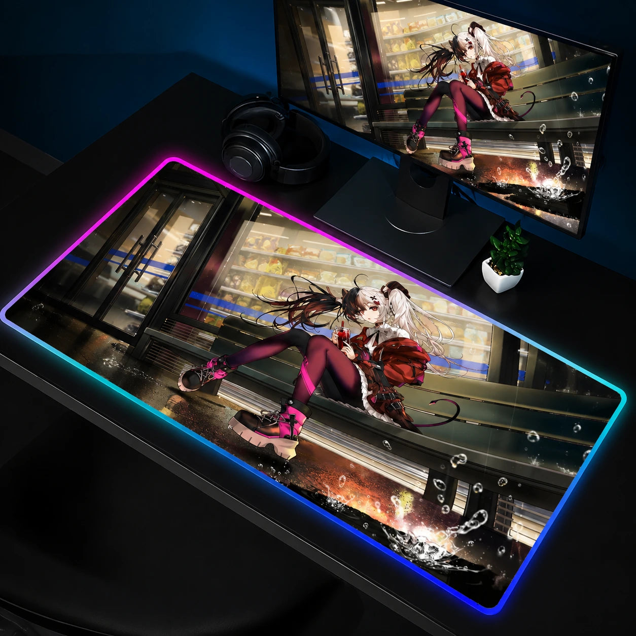 Neverness to Everness LED Mouse Pad – Design 1