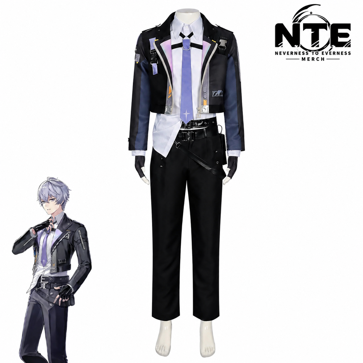 NTE Esper Zero Men’s Cosplay Costume – Costume Only