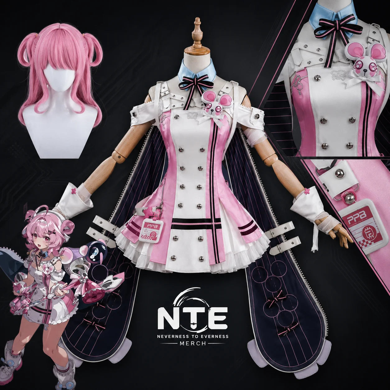 NTE Xiaozhi Cosplay Costume Complete Set