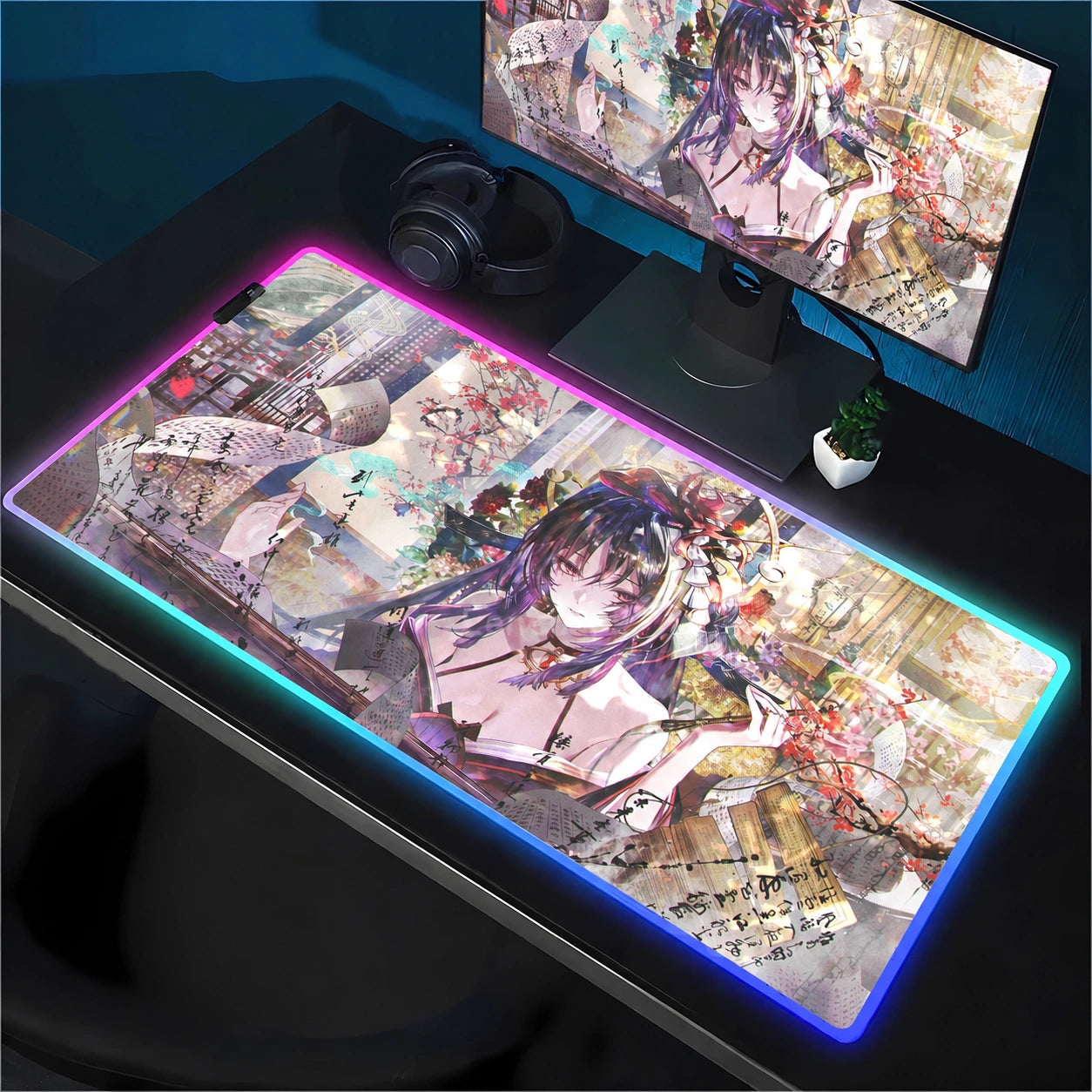 Neverness to Everness LED Mouse Pad – Design 3