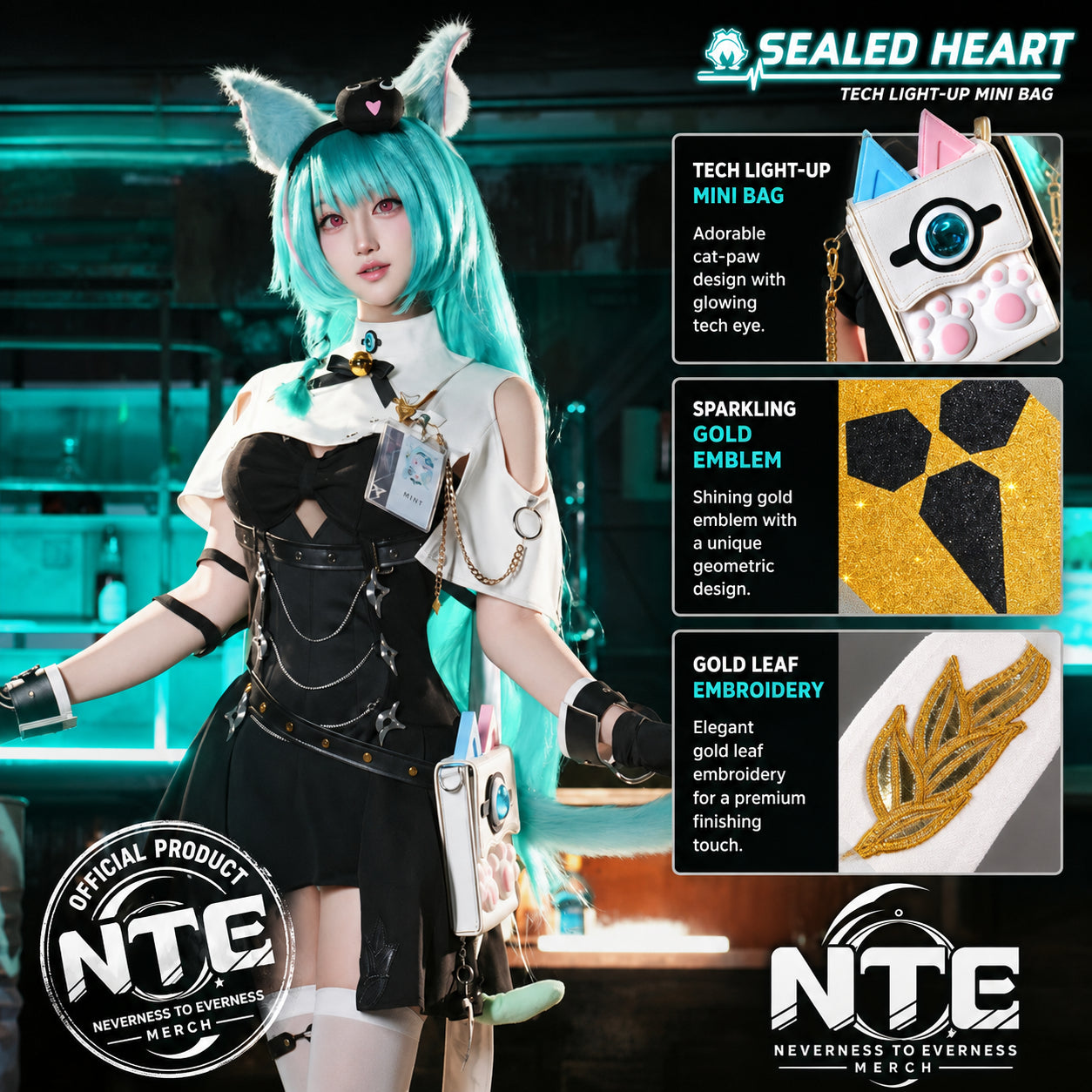 NTE Mint Cosplay Costume - Complete Set