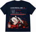 NTE Lacrimosa.exe Tomato Jelly Navy Blue T-Shirt
