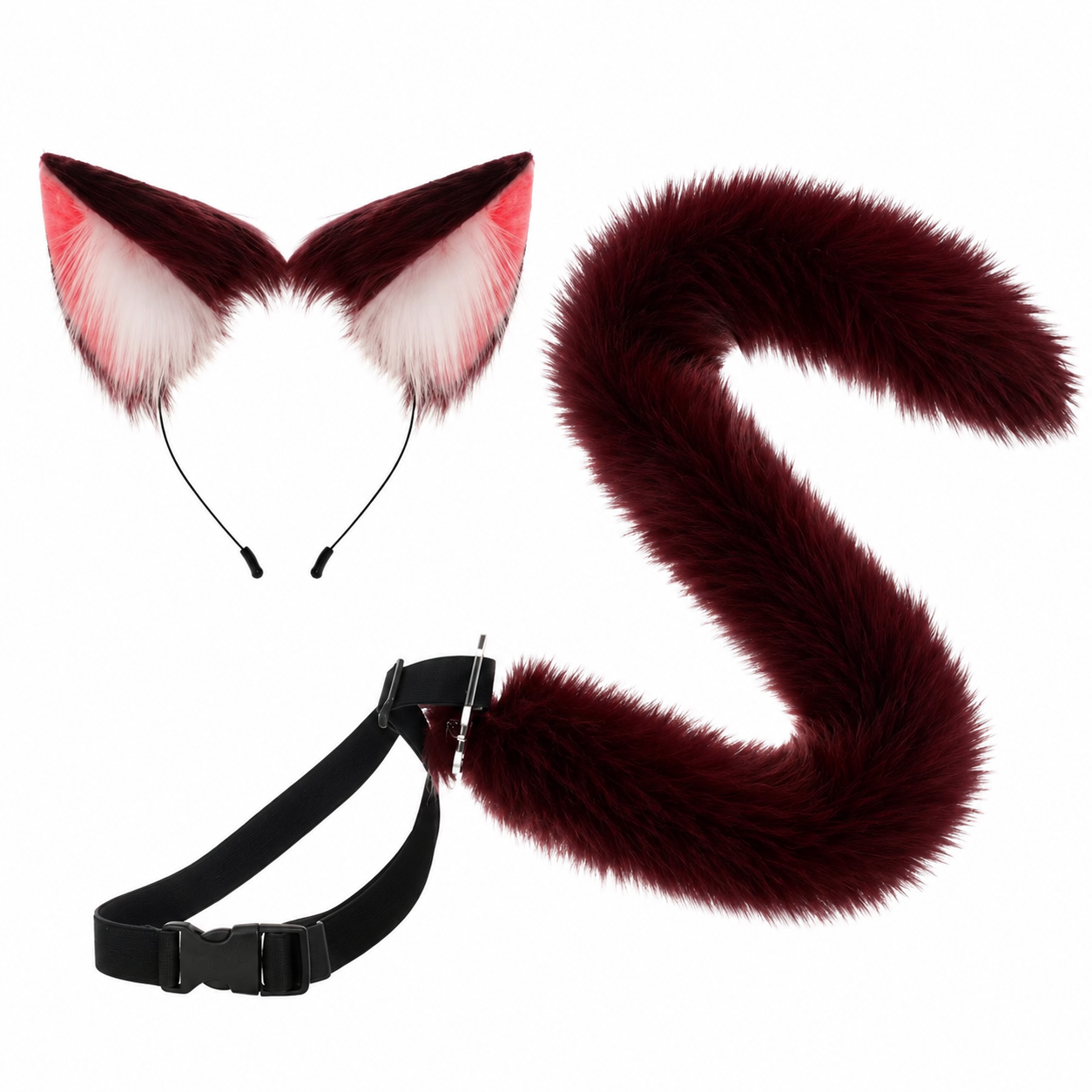 Neverness to Everness Nanally Earwear Tail Cosplay Set