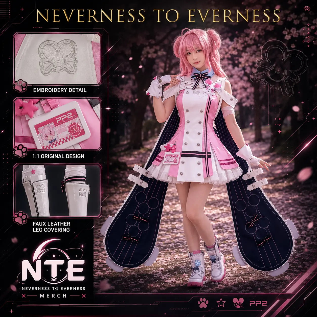 NTE Xiaozhi Cosplay Costume Complete Set
