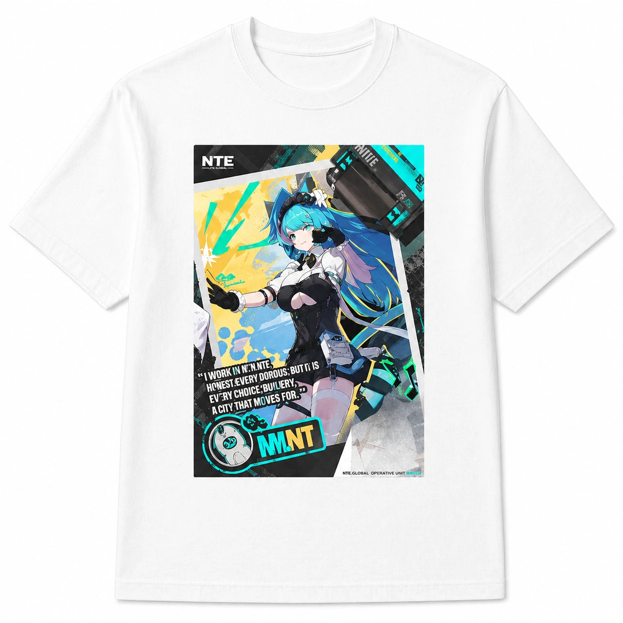 Neverness to Everness Mint White T-Shirt