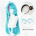 NTE Mint Cosplay Wig Set with Cat Ears and Hairband