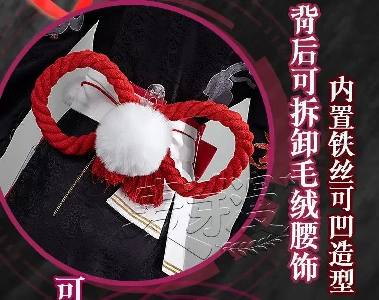 2026 neues Rollenspiel Nie-zu-Ewigkeiten Hotori Cosplay Kostüm Kleid Kopfbedeckung Ohrringe Spiel NTE Outfit Halloween Party Anzug