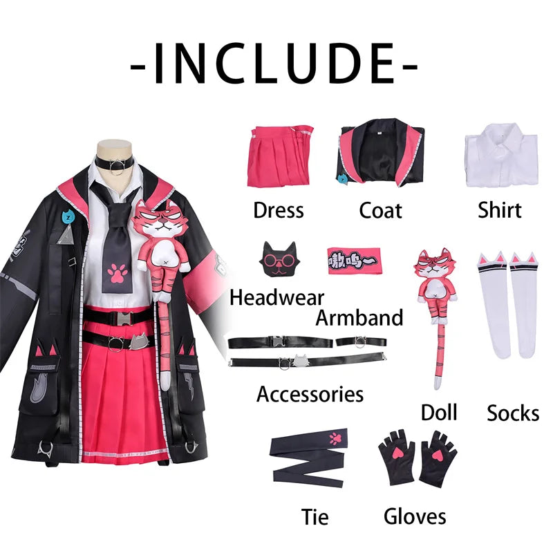 NTE Nanally Costume Cosplay Ensemble Complet