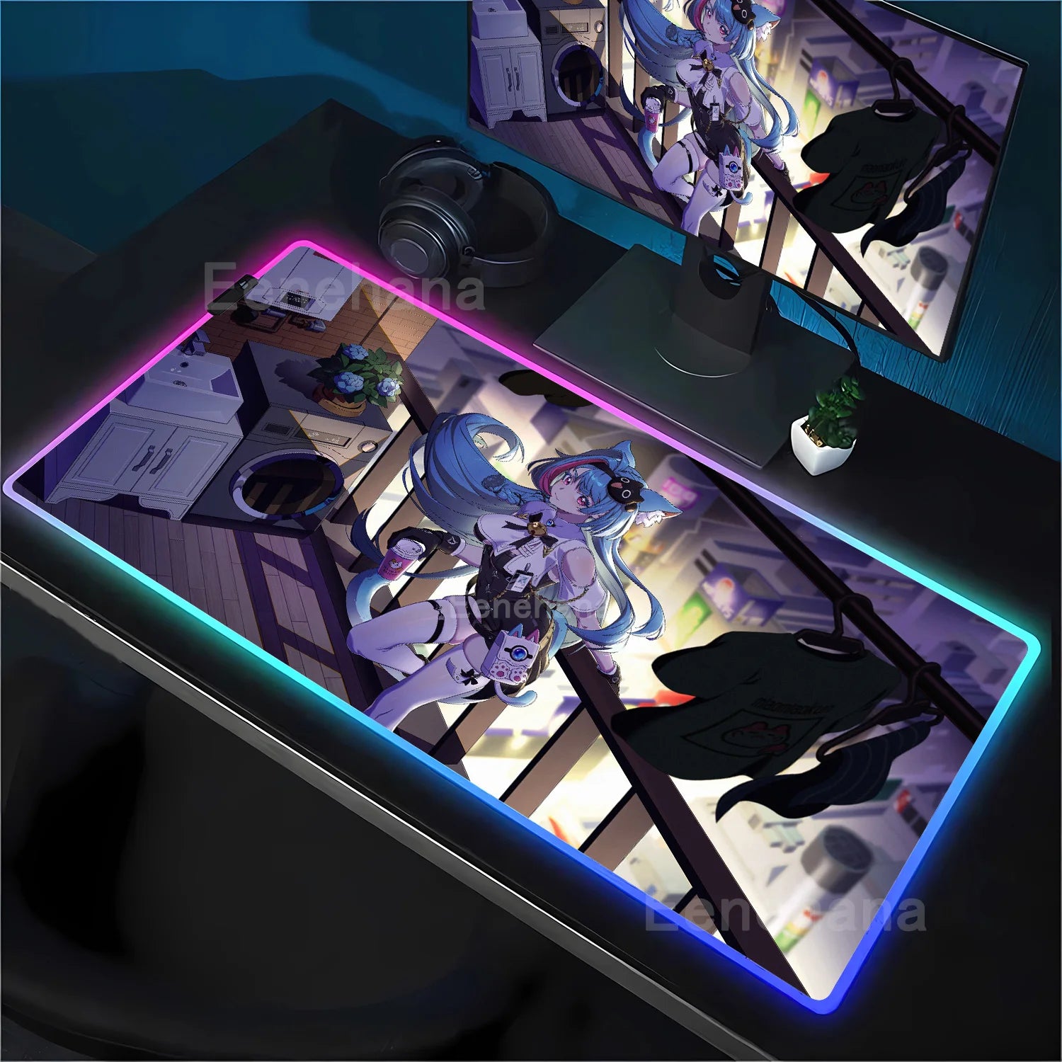 Neverness to Everness LED Mouse Pad – Design 21