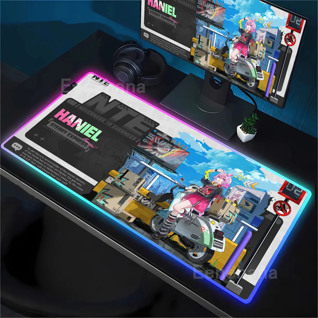 Neverness to Everness LED Mouse Pad – Design 10