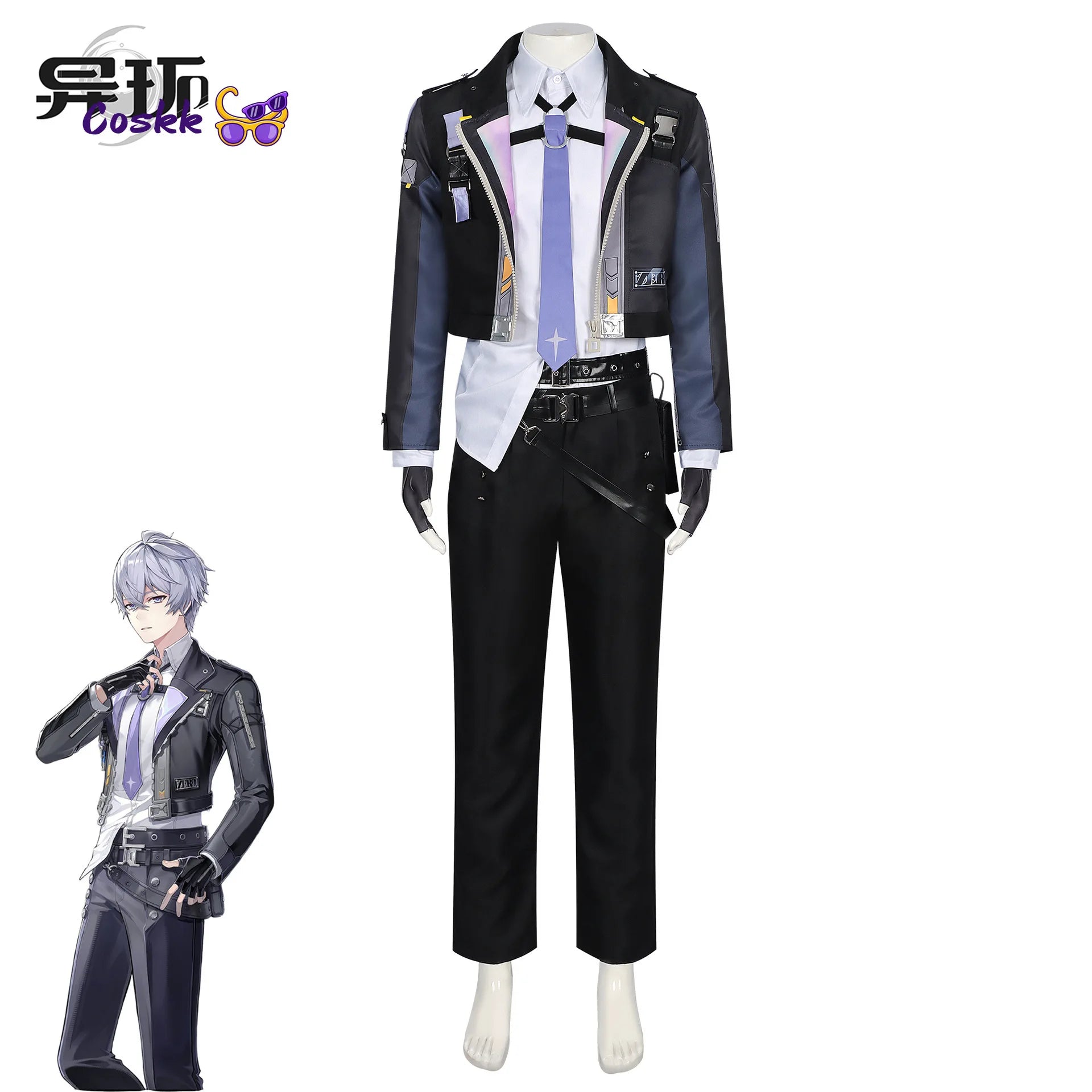 NTE Esper Zero Men’s Cosplay Costume – Costume Only