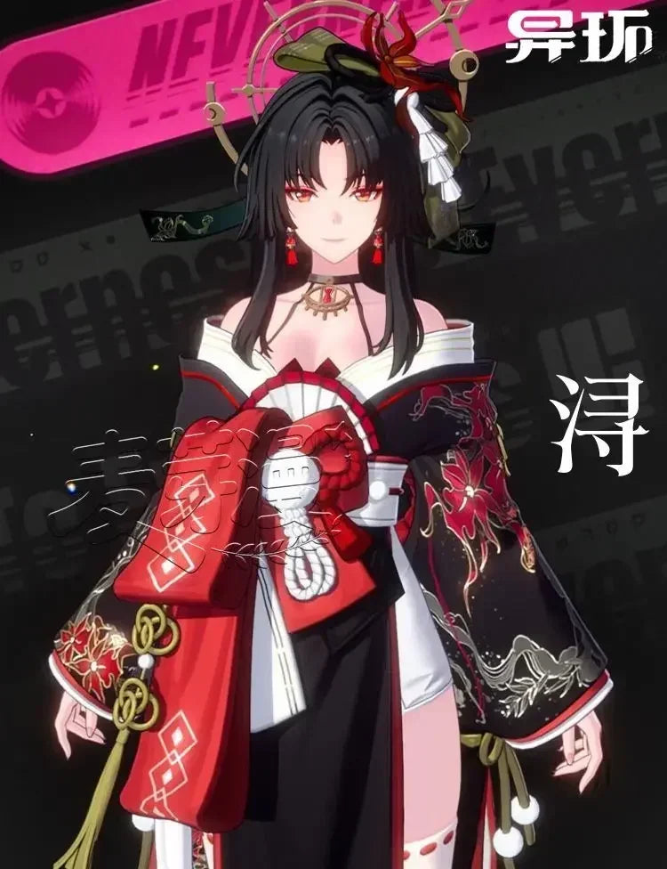 2026 nouveau jeu de rôle Neverness To Everness Hotori Costume de Cosplay Robe Coiffe Boucles d'oreilles Jeu NTE Tenue de fête d'Halloween