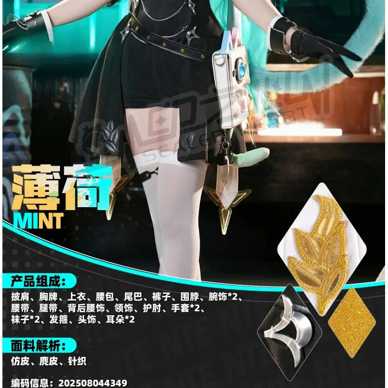 NTE Mint Cosplay Costume - Complete Set