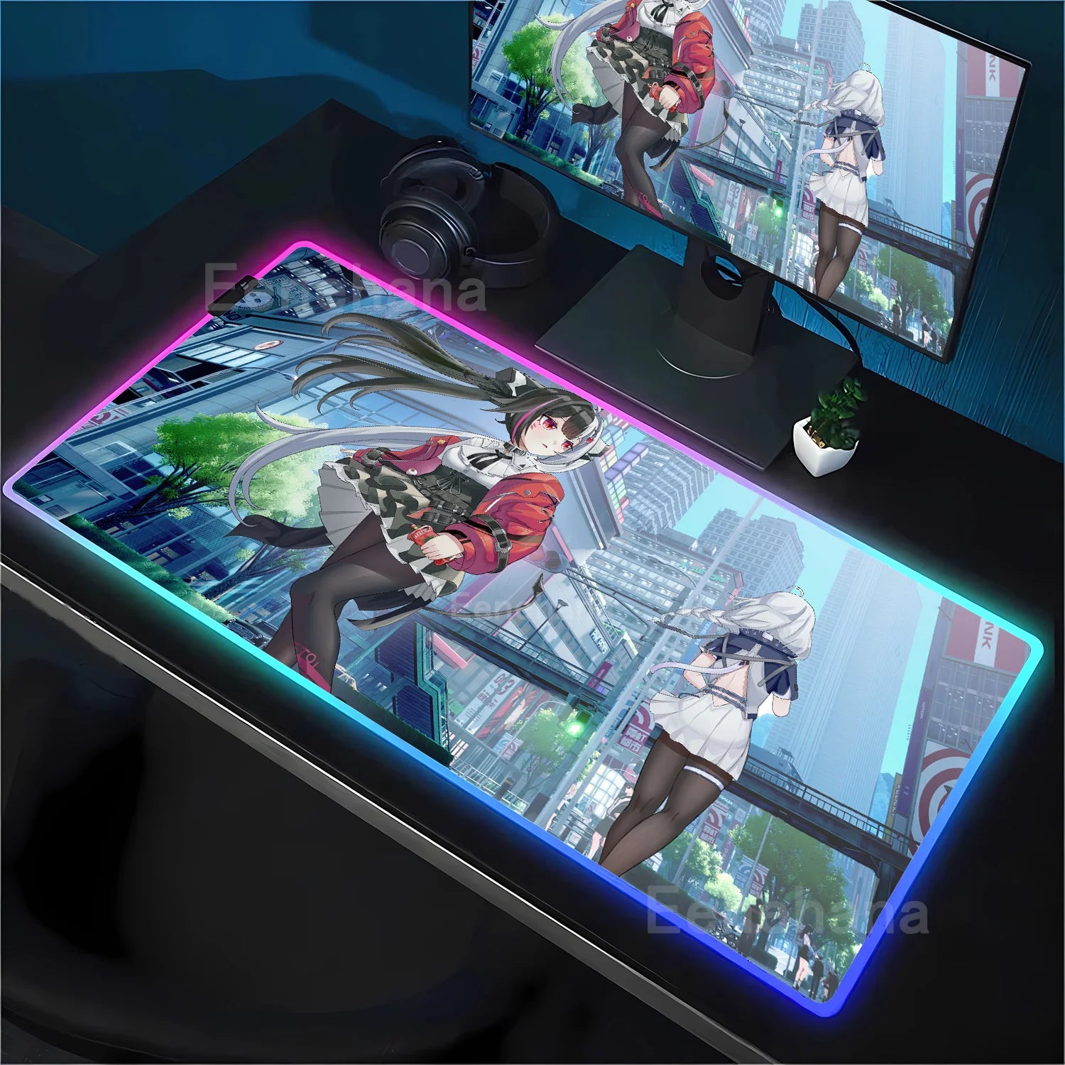 Neverness to Everness LED Mouse Pad – Design 19