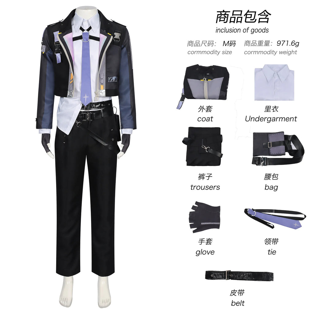 NTE Esper Zero Men’s Cosplay Costume – Costume Only