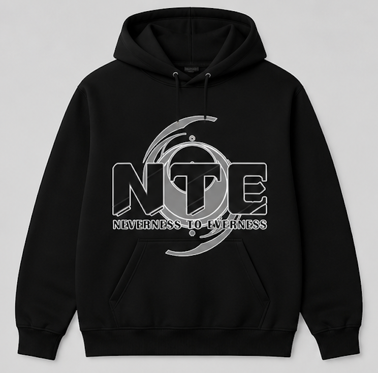 Neverness to Everness Black Hoodie – Logo Design