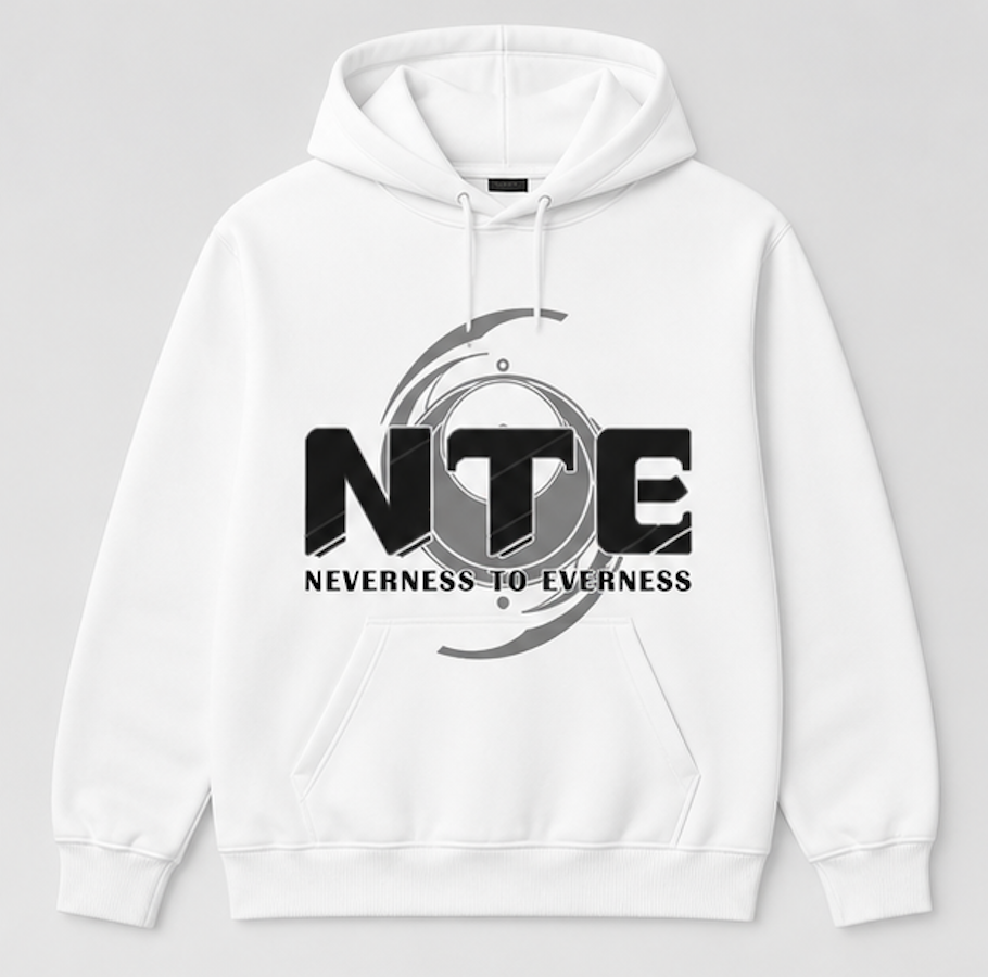 Neverness to Everness Weißer Hoodie – Logo-Design