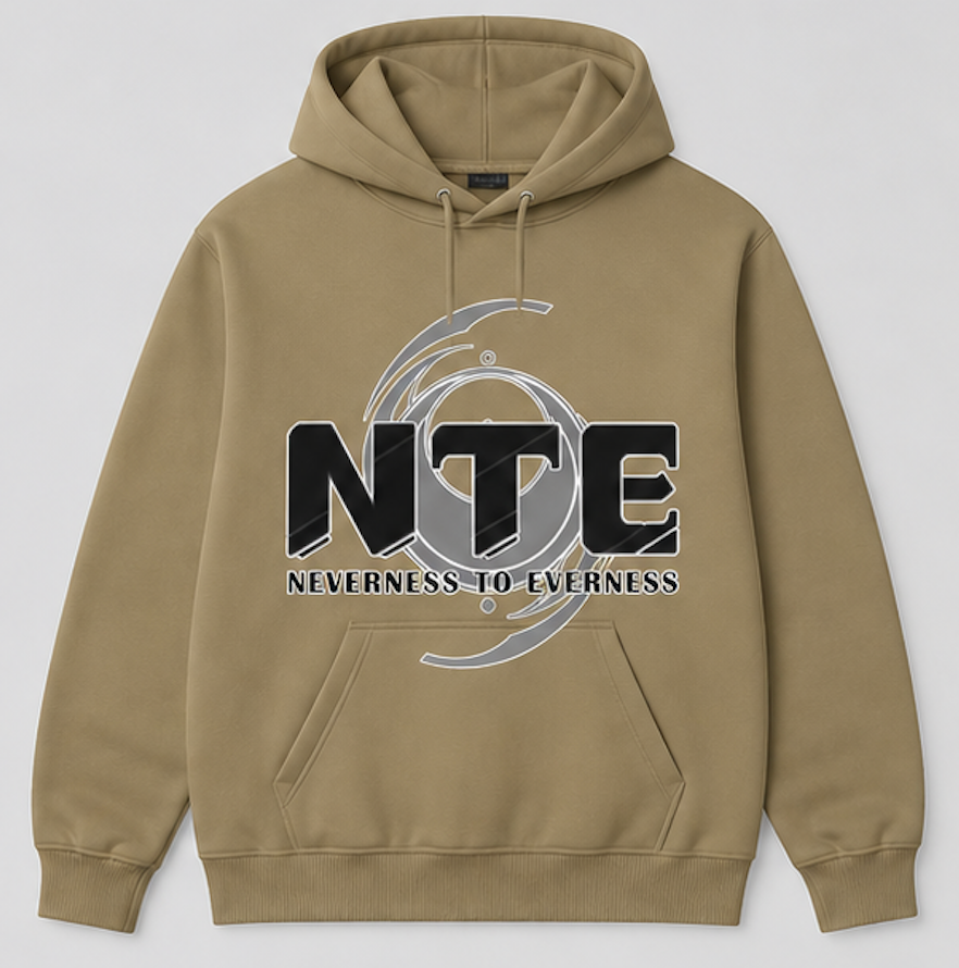 Neverness to Everness Khaki Hoodie - Logo Design