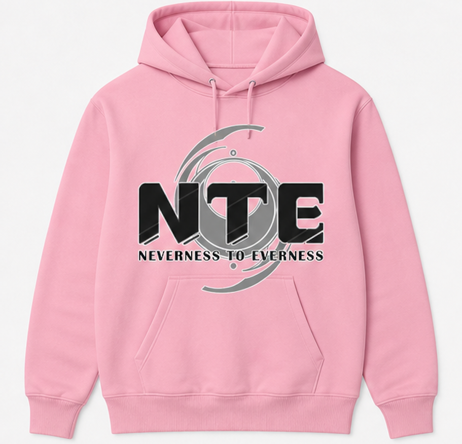 Neverness to Everness Pink Hoodie - Logo Design