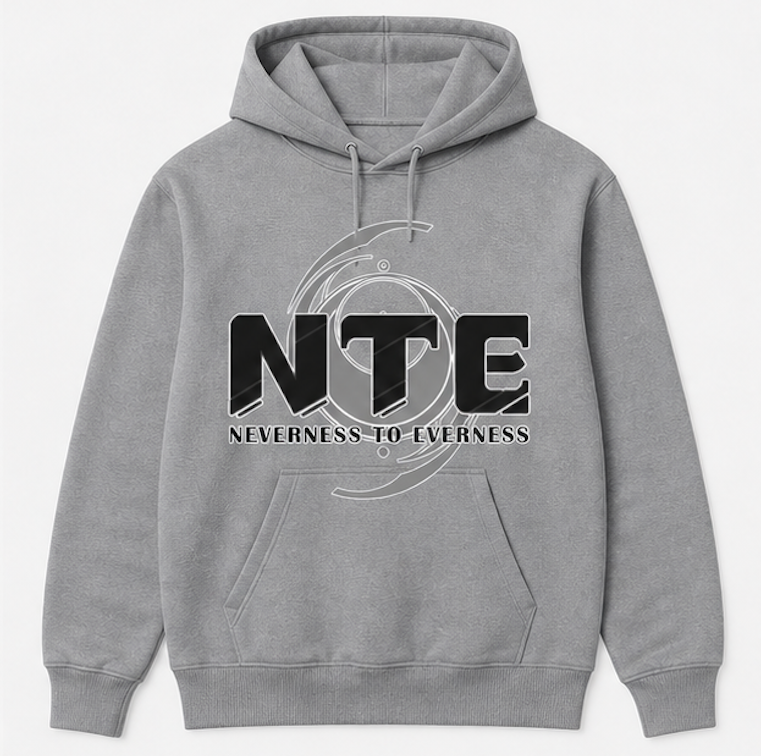 Neverness to Everness Gray Hoodie - Logo Design