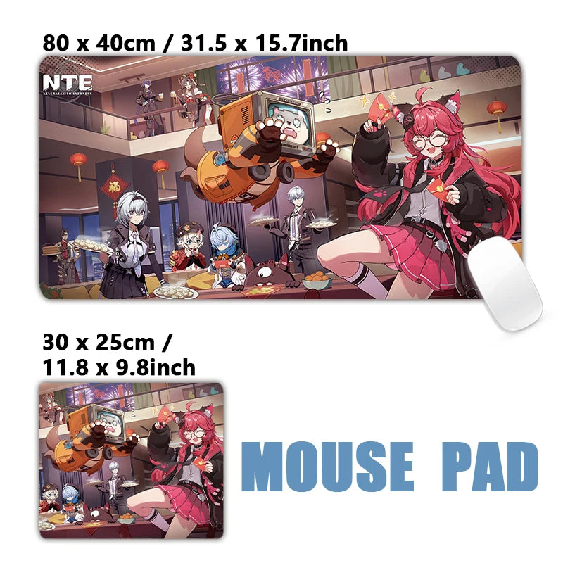 Neverness to Everness Mousepad – Nanally, Paygedo, Sakiri, Edgard & Zero - Design 4