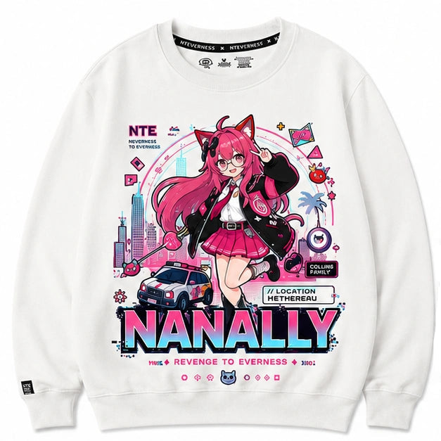 NTE White Sweatshirt - Nanally