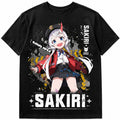 NTE Sakiri Schwarzes T-Shirt