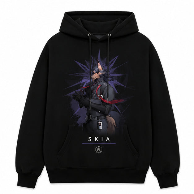 Neverness to Everness Black Hoodie - Skia