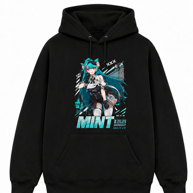 Neverness to Everness Black Hoodie - Mint