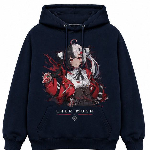 Neverness to Everness Marineblauer Hoodie – Lacrimosa