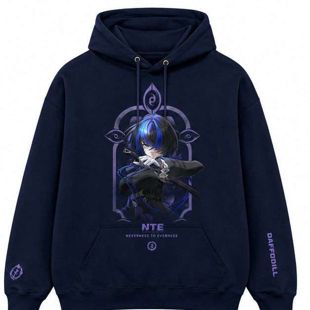 Neverness to Everness Navy Blue Hoodie - Daffodill