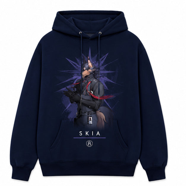 Neverness to Everness Navy Blue Hoodie - Skia