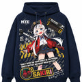 Neverness to Everness Navy Blue Hoodie - Sakiri
