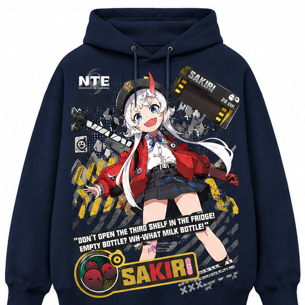 Neverness to Everness Navy Blue Hoodie - Sakiri