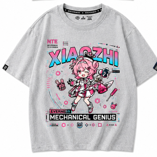 NTE Gray T-Shirt - Xiaozhi
