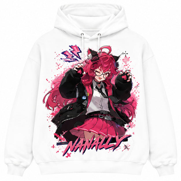 Neverness to Everness White Hoodie - Nanally
