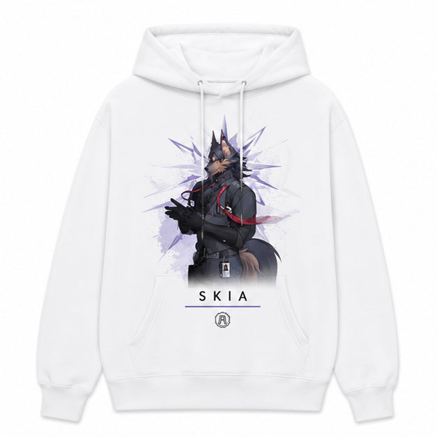 Neverness to Everness White Hoodie - Skia