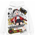 Neverness to Everness Weißer Hoodie - Sakiri