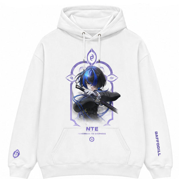 Neverness to Everness White Hoodie - Daffodill